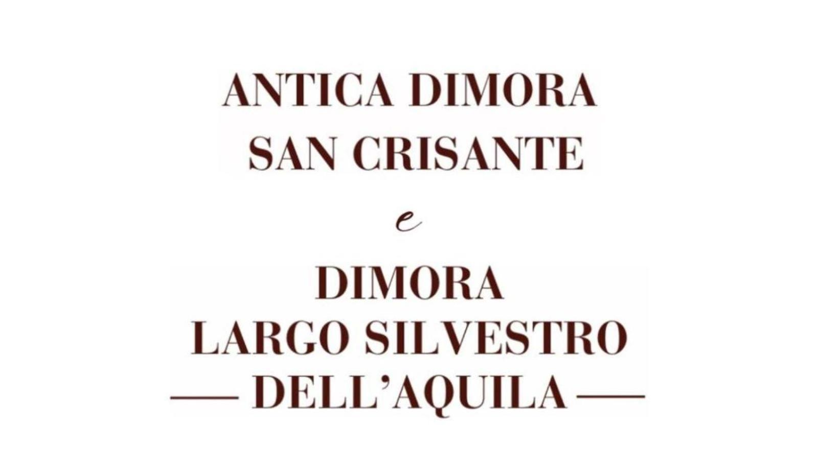 Appartement Antica Dimora San Crisante - Centro Storico à LʼAquila Extérieur photo
